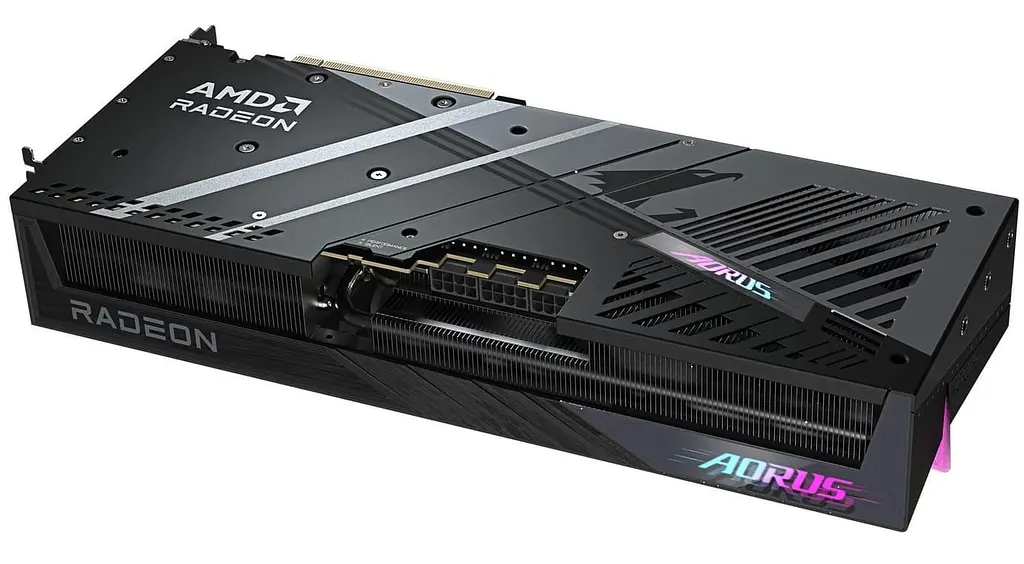 Відеокарта GIGABYTE AMD Radeon RX 9070 XT 16GB AORUS ELITE (GV-R9070XTAORUS E-16GD) (GDDR6, 256 bit, PCI-E v5.0 x16) - фото 7