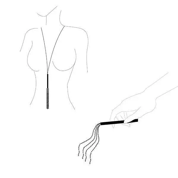 Ланцюжок-батіг на шию Bijoux Indiscrets MAGNIFIQUE Necklace Whip - Gold, прикраса для тіла - фото 5