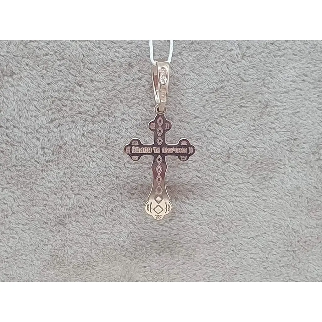 Золотий хрестик Tango. Розп'яття Христа. 230026 - фото 3