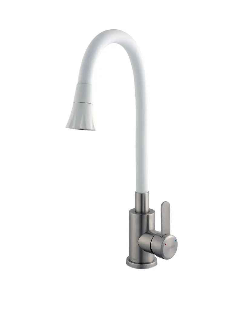 Змішувач для кухні Globus Lux WIEN SBT2-203SA-W07 Білий - фото 2