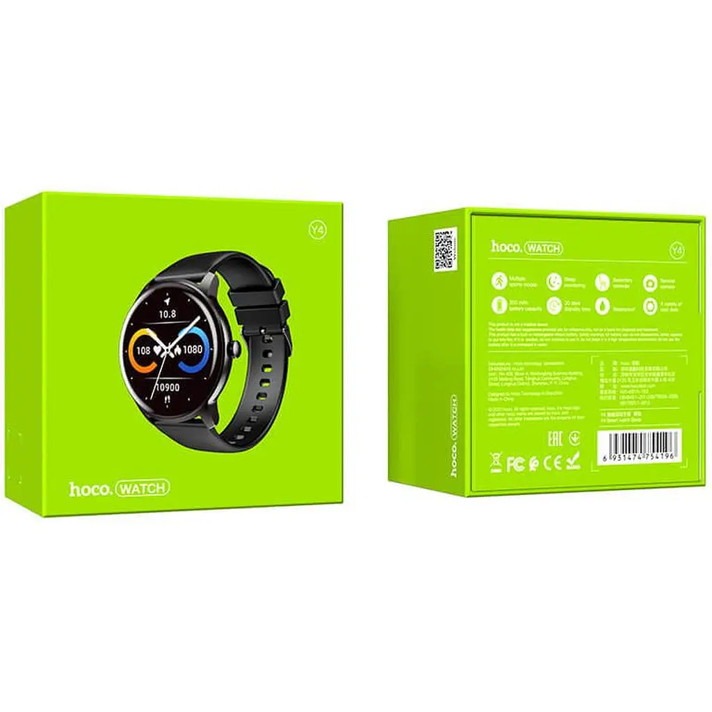 Smart Watch HOCO Y4 |Track, HeartRate, IP68| - фото 8
