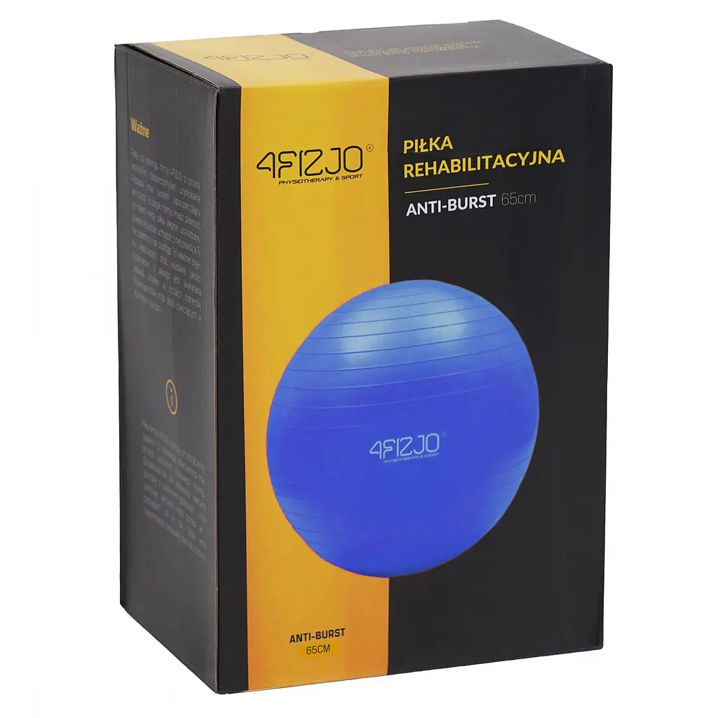М'яч для фітнесу (фітбол) 4FIZJO 65 см Anti-Burst Blue 4FJ0030 (P-5907222931493) - фото 10