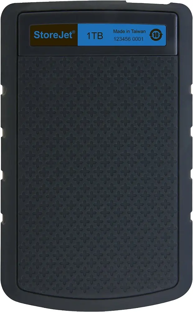 Зовнішній жорсткий диск 1TB Transcend StoreJet 25H3B 2.5" USB 3.0 (TS1TSJ25H3B) - фото 2