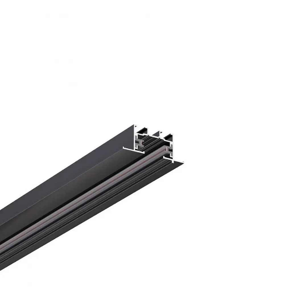 Трек однофазный врезной Kloodi KDTR-RL230 3 BK 3м черный - фото 2