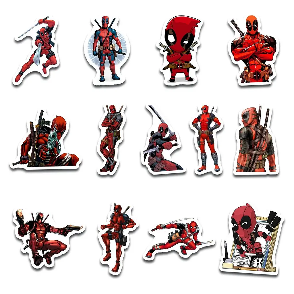 Стикерпак GeekLand Deadpool 45 штук (SP DP 01) - фото 3