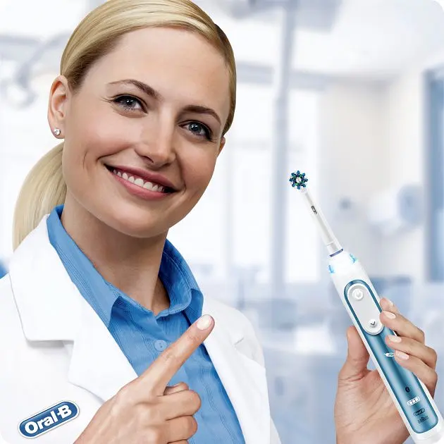 Электрическая зубная щетка Oral-B Smart 6 CrossAction Blue - фото 11