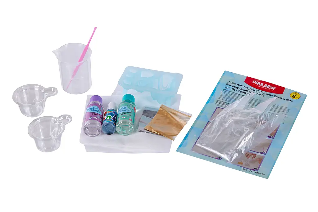 Набір для творчості Paulinda Crystal glue DIY Кристали 5 в 1 (PL-199615) - фото 2