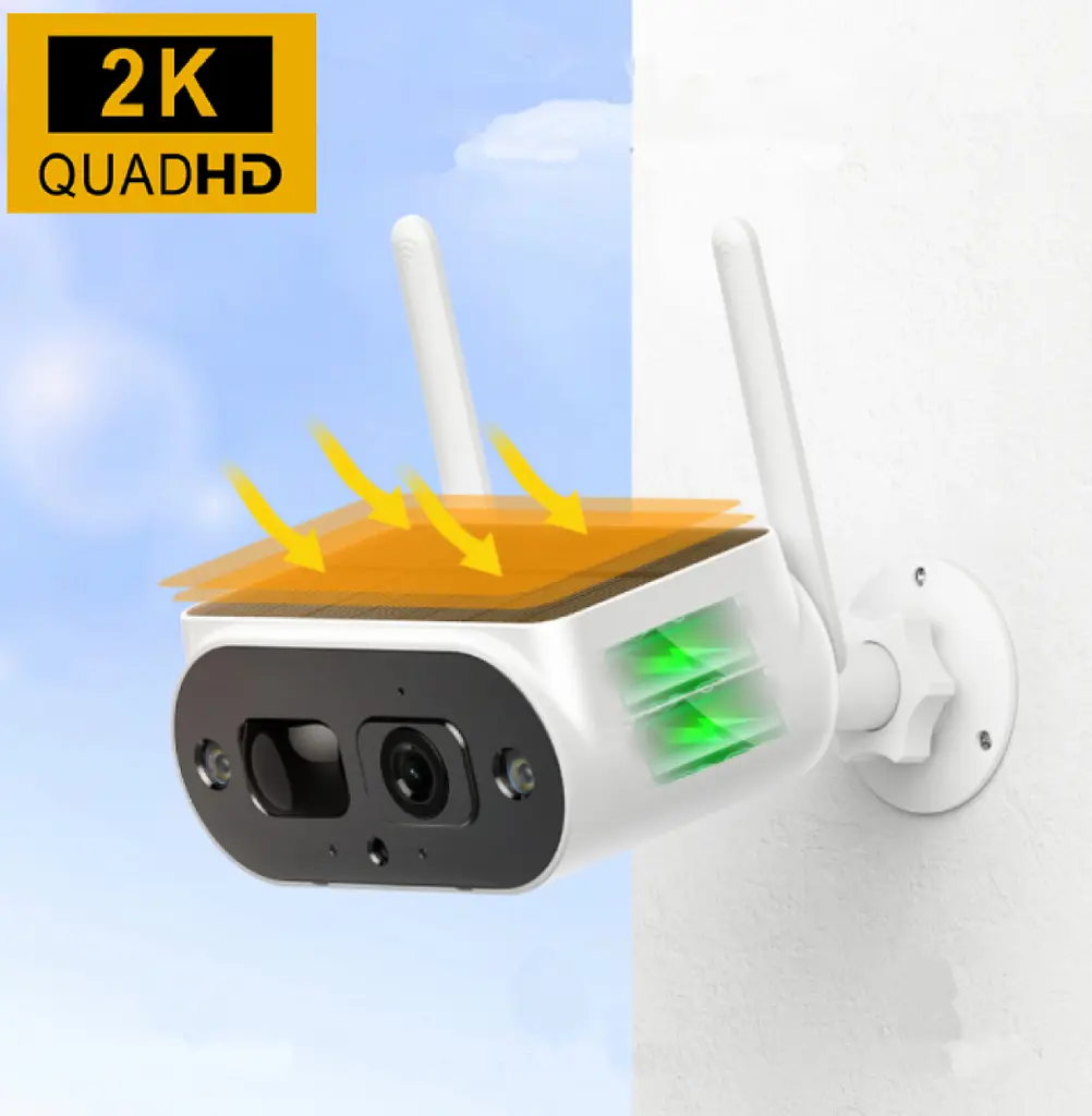 Камера видеонаблюдения XPRO WiFi Solar Camera 2MP FHD содержит две батареи 18650 20 (MER-15339_1519) - фото 2