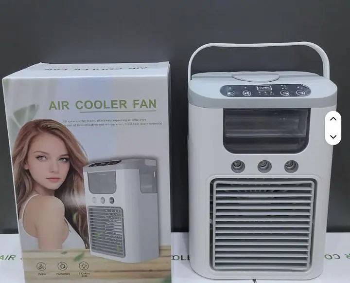 Вентилятор охолоджувач 3в1 Air Cooler Fan 1346 з USB-живленням, зволоженням та LED-підсвічуванням - фото 2