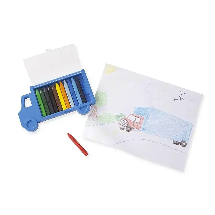 Крейда полімерна Melissa&Doug Машина, 12 штук (MD4159) - фото 3