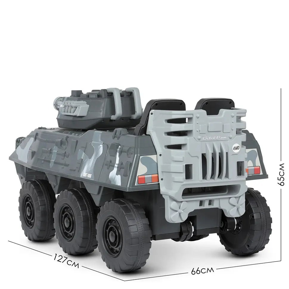 Дитячий електромобільТанк Bambi Racer M 4862BR-11 до 30 кг - фото 3