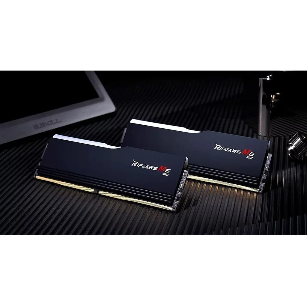 Модуль пам'яті DDR5 G.Skill Ripjaws M5 RGB 2x32GB 6000MHz Black [F5-6000J3238G32GX2-RM5RK] [148634] - фото 4