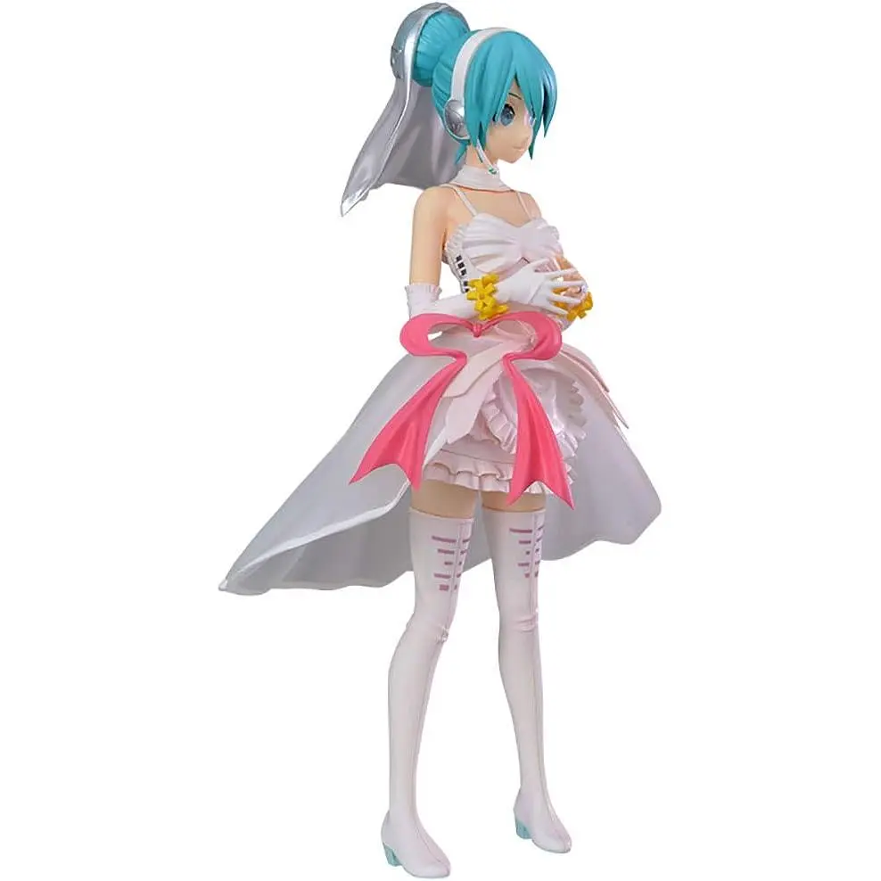 Фігурка Sega Вокалоїд Хацуне Міку Vocaloid Hatsune Miku White Dress 23 см S V HM WD 23 - фото 3