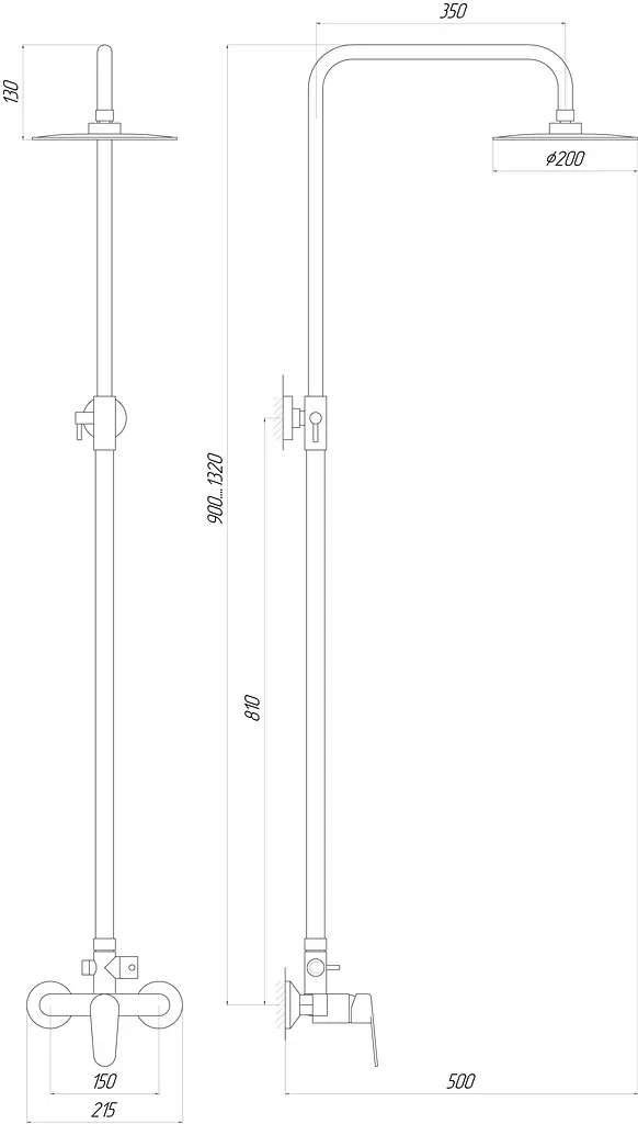 Душевая система Topaz Zara TZ 13702-H37, Хром - фото 7