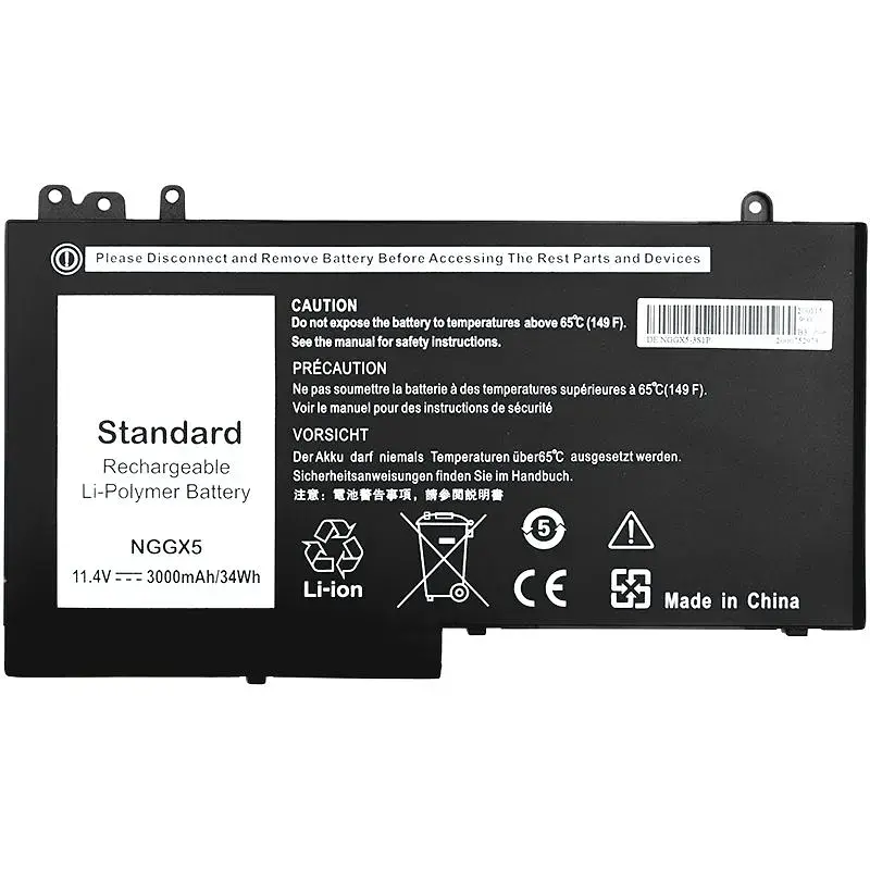 Акумулятор PowerPlant для ноутбуків DELL Latitude 12 Series (NGGX5) 11.4V 3000mAh (NB441235) - фото 2