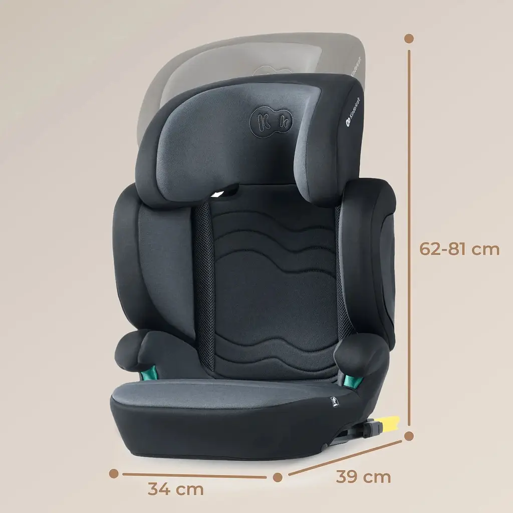 Автокрісло Kinderkraft Xpand 2 i-Size Graphite Black чорне KCXPAN02BLK0000 (00-00305185) - фото 10