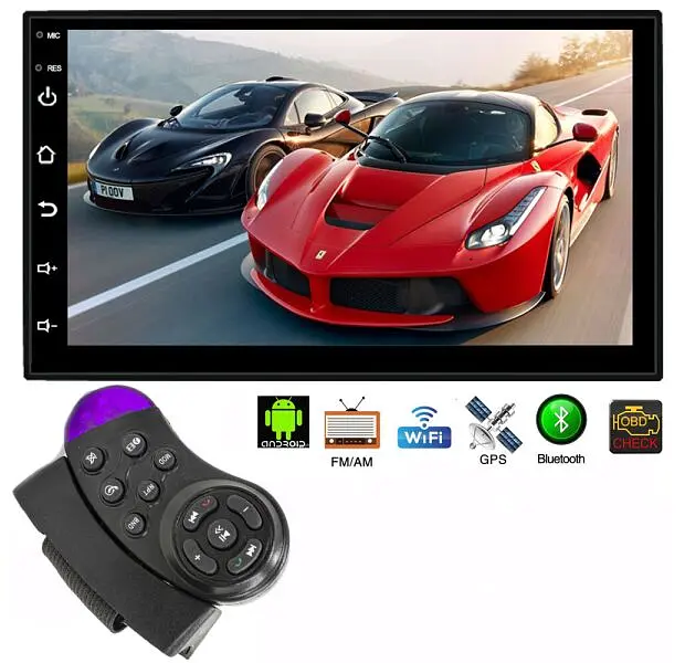 Автомагнитола XPRO 2DIN 7" UNIVESAL ANDROID SMALL IPS экран черный (UNIVESAL ANDROID_3344) - фото 2