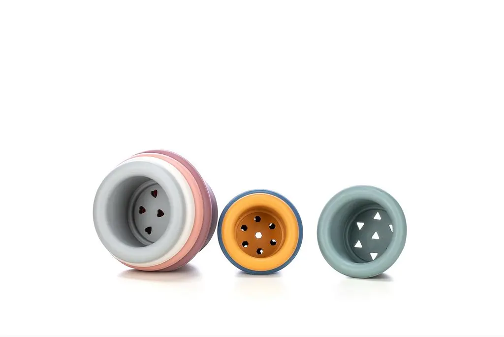 Силиконовый сортер FreeON Башня круглая, multicolour - фото 2