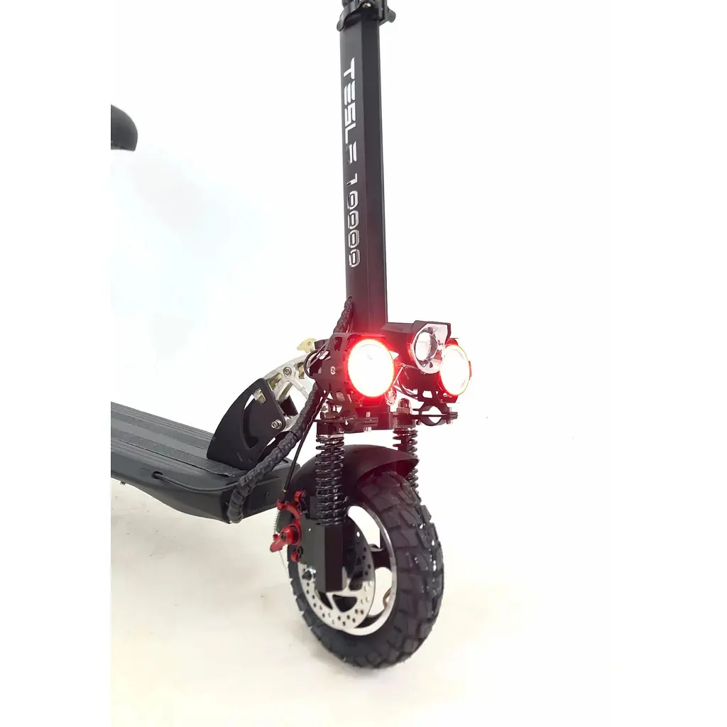 Електросамокат Tesla 10000 NEW (1000W, 48V, 21Ah) Чорний - фото 4