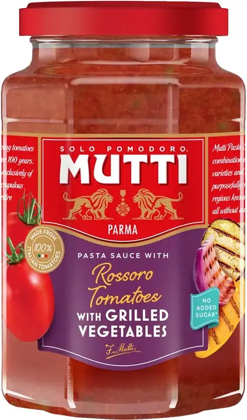 Cоус томатний Mutti Grilled Vegetables з овочами гріль 400 г