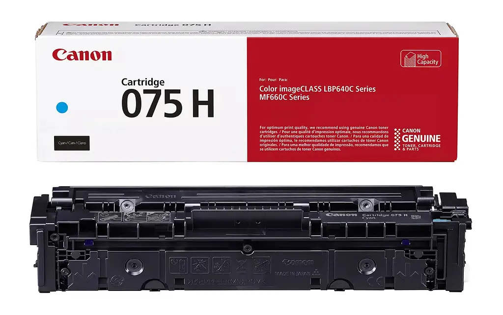 Canon Картридж Canon 075H MF664Cdw/MF667Cdw/LBP646Cdw/LBP647Cdw Cyan (2500 стор.) - фото 2
