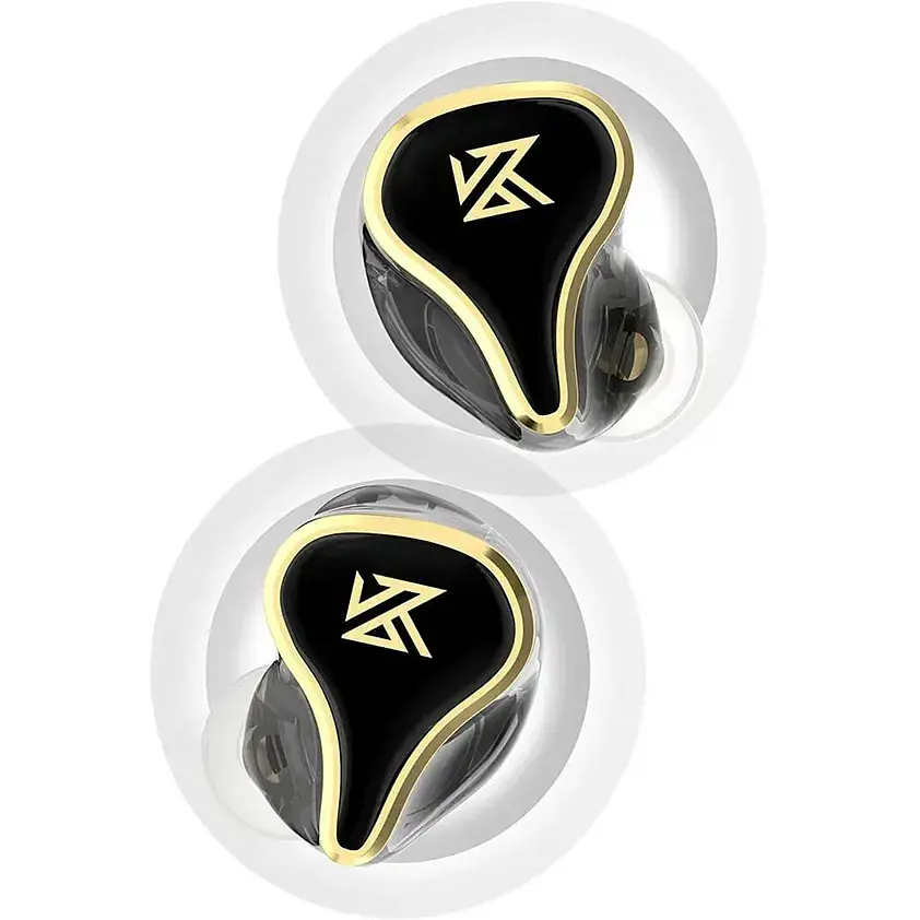 Бездротові навушники Bluetooth KZ SK10 Pro з гібридними випромінювачами чорні - фото 2