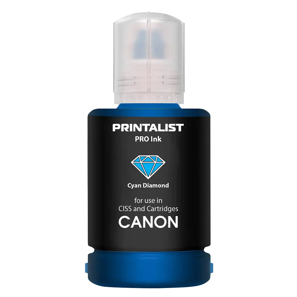 Чорнило PRINTALIST для Canon 140г Cyan водорозчинне (PL-INK-CANON-C) - фото 5