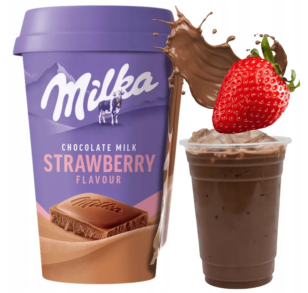 Молочний коктейль Milka Chocolate Milk Strawberry Flavour 220 мл - фото 4