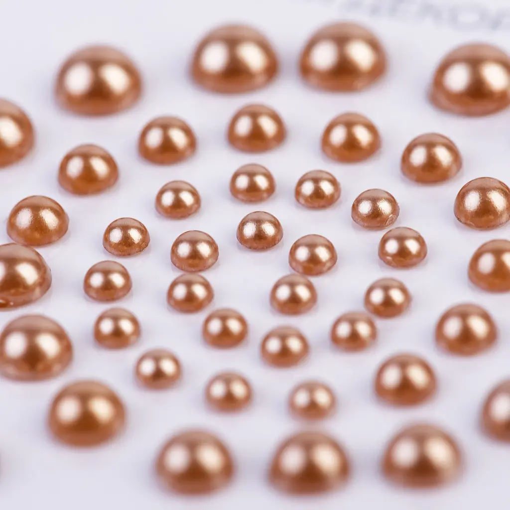 Перлини Santi самоклеючі 50 шт. бронза (740140) - фото 2