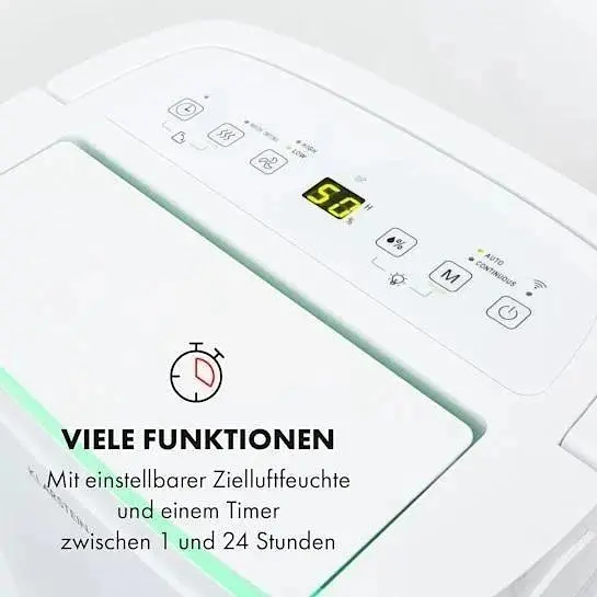 Осушувач повітря Klarstein DryFy Connect 50л (10034435) - фото 3