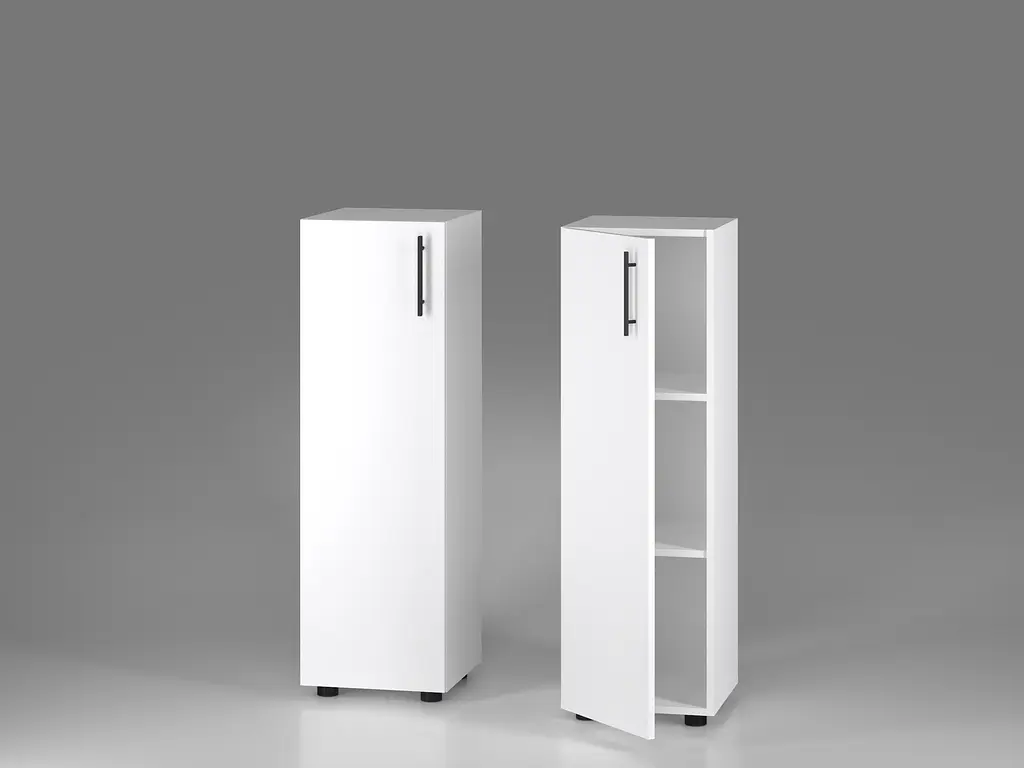 Пенал закритий середній ОП-712 Orange-Line 350х347х1103 Білий - фото 2