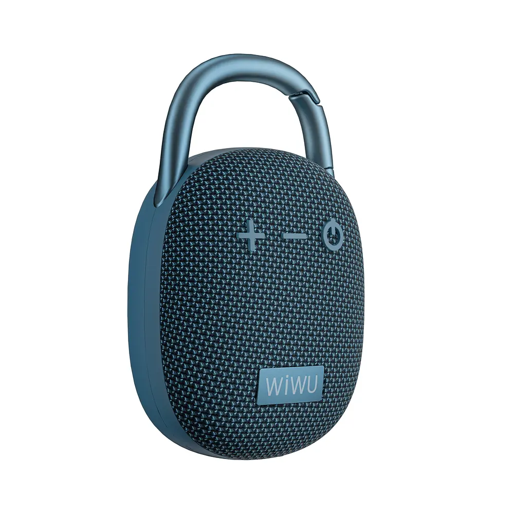 Портативна колонка WIWU H3 Clip Fun Portable Wireless Speaker Blue (6977703650716) - фото 3