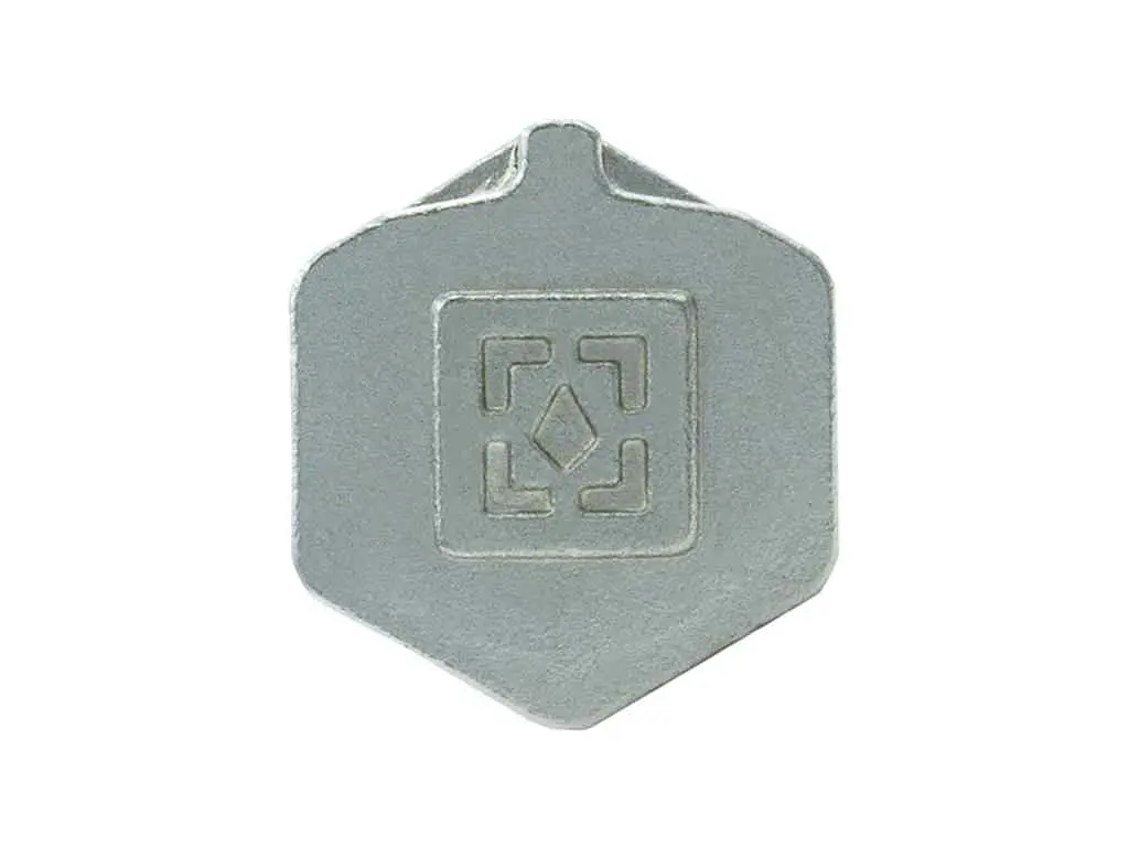 Заглушка RAFTEC 1 1/4" латунь, РЗ, DN32, під пломбу, нікель, ZN04 - фото 5