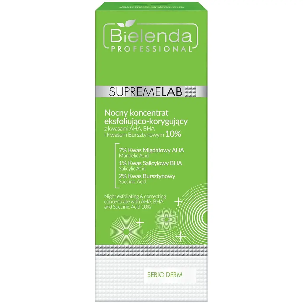 Ночной отшелушивающий концентрат Bielenda Supremelab Sebio Derm 30 мл - фото 3
