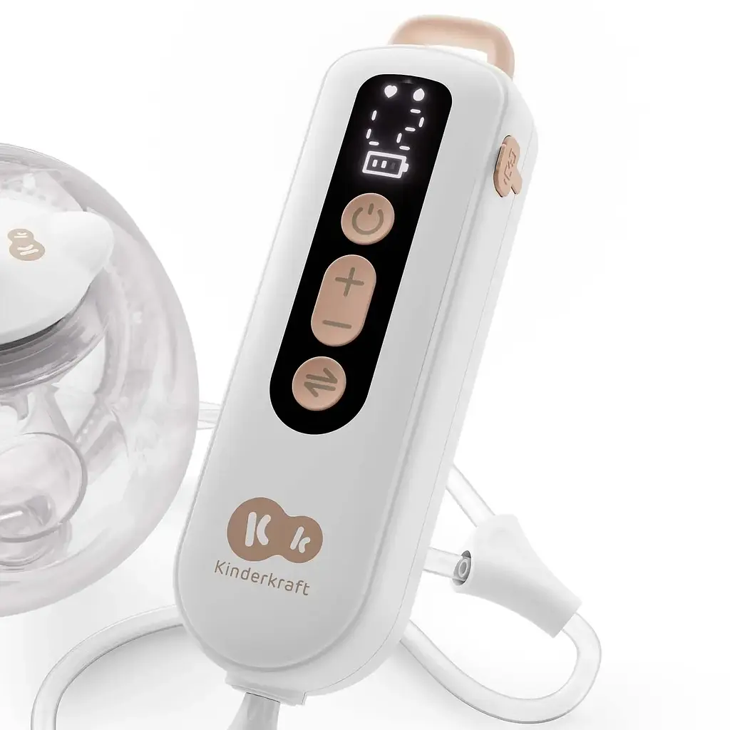 Подвійний електричний молоковідсмоктувач Kinderkraft GentleFlow Gold (KEGEFL00GLD0000) - фото 4