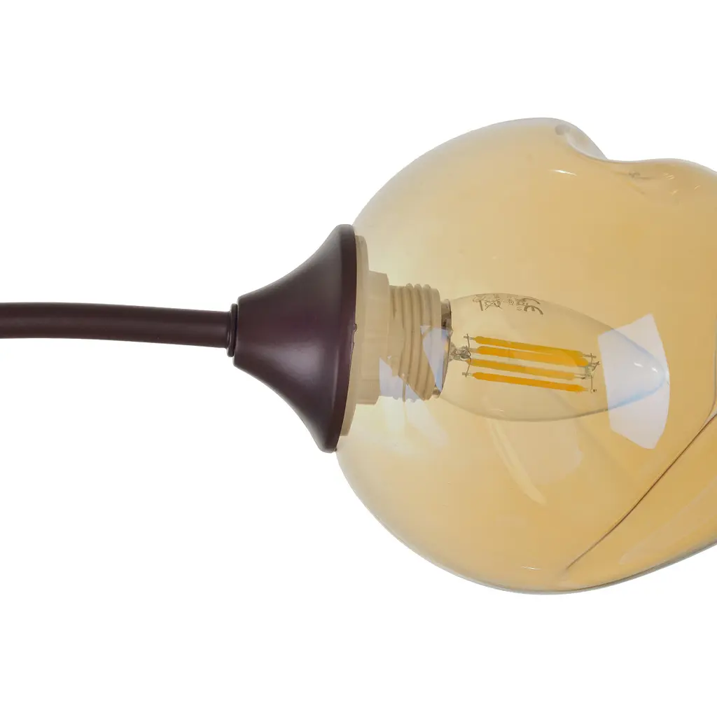 Люстра потолочная Brille классическая E27 60W BR (LK-678C/3) - фото 3