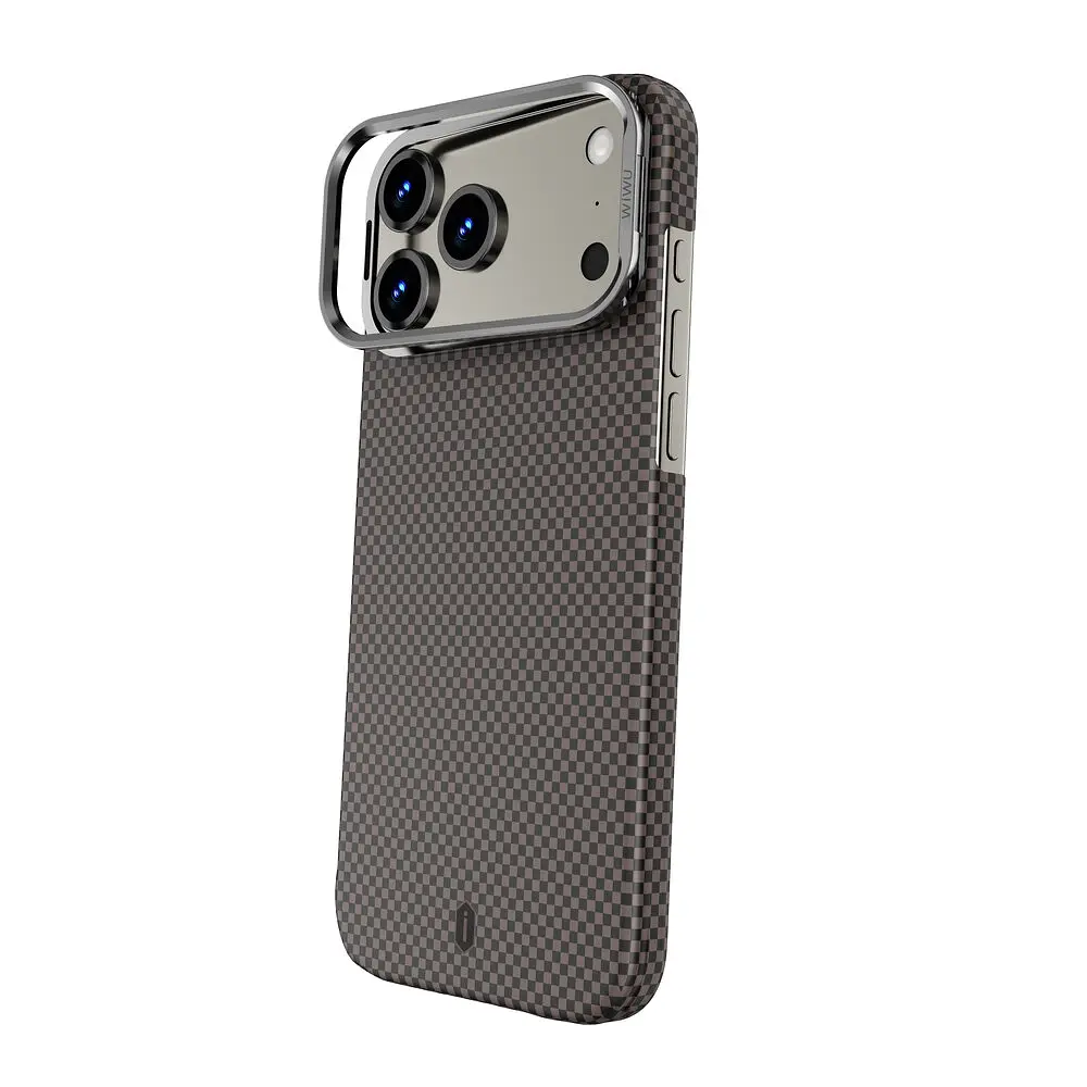 Чохол WIWU ARAMID ARMOR DCC-208 for iP17 Pro 6.3 Black & Gold - фото 2
