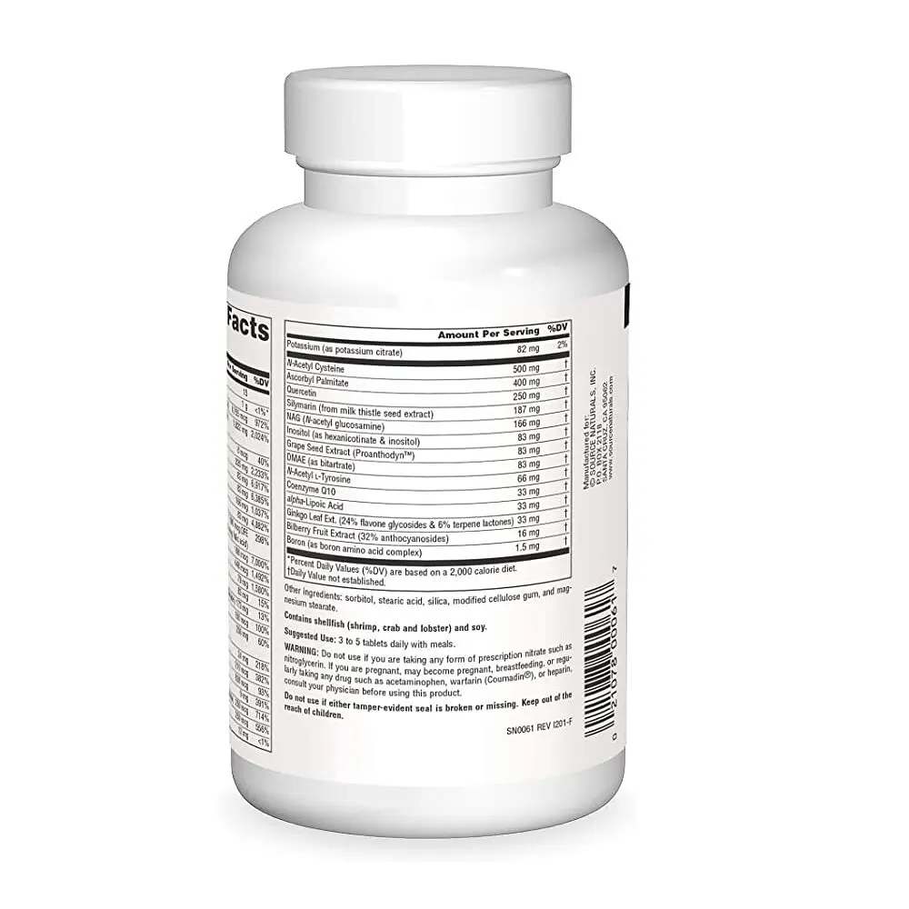 Вітаміни та мінерали Source Naturals Elan Vital Multiple, 180 таблеток - фото 3