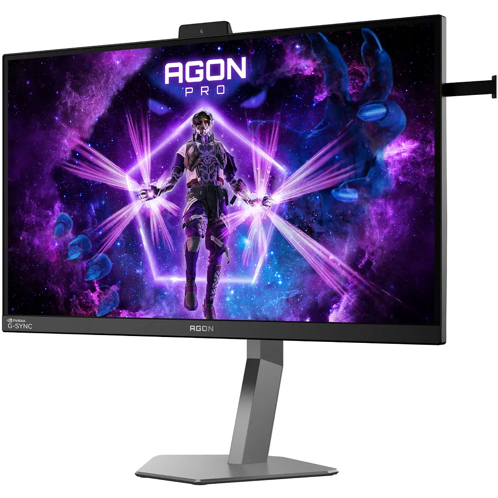TFT 27" AOC AGON PRO AG276QSG2, QHD, Fast IPS, 360Гц, 0,3мс, 3xHDMI, DP, USB-hub, HAS, Pivot, чор.-с - фото 3