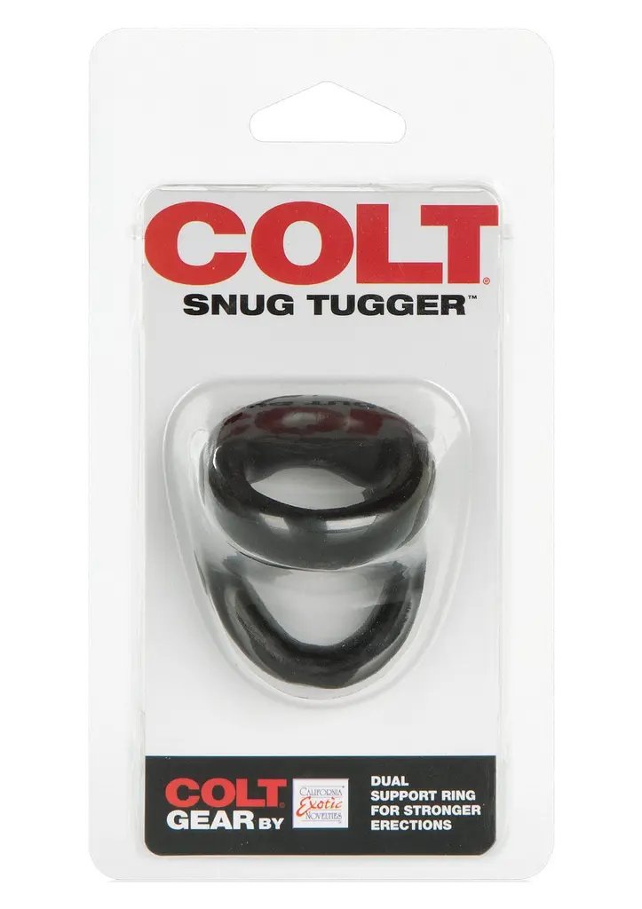 Ерекційне кільце Calexotics Colt Snug Tugger, 6.2 см (чорний) - фото 2