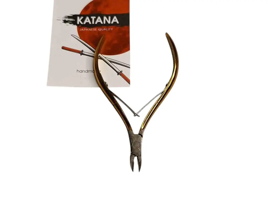 Кусачки для манікюру EСТЕТ KATANA золото (10 x 7 x 1см)