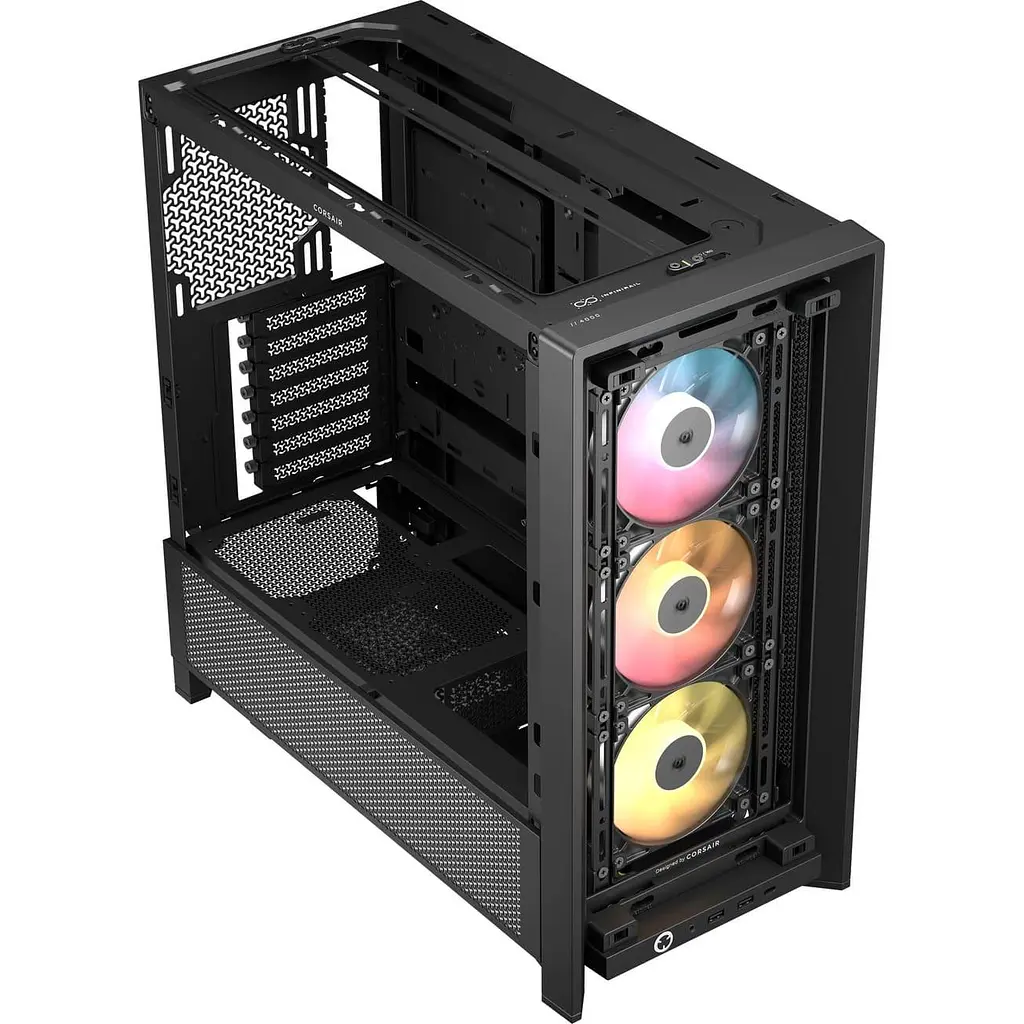 Корпус Corsair FRAME 4000D RS ARGB Tempered Glass без БП Black (CC-9011296-WW) - фото 4