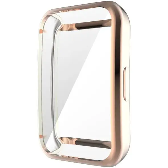 Чохол-накладка DK CDK Silicone Face Case для Huawei Band 6 (012534) (rose gold) - фото 2