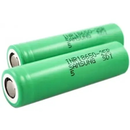 Акумулятор Samsung INR18650-25R 18650 2500mah 20А Зелений - фото 3
