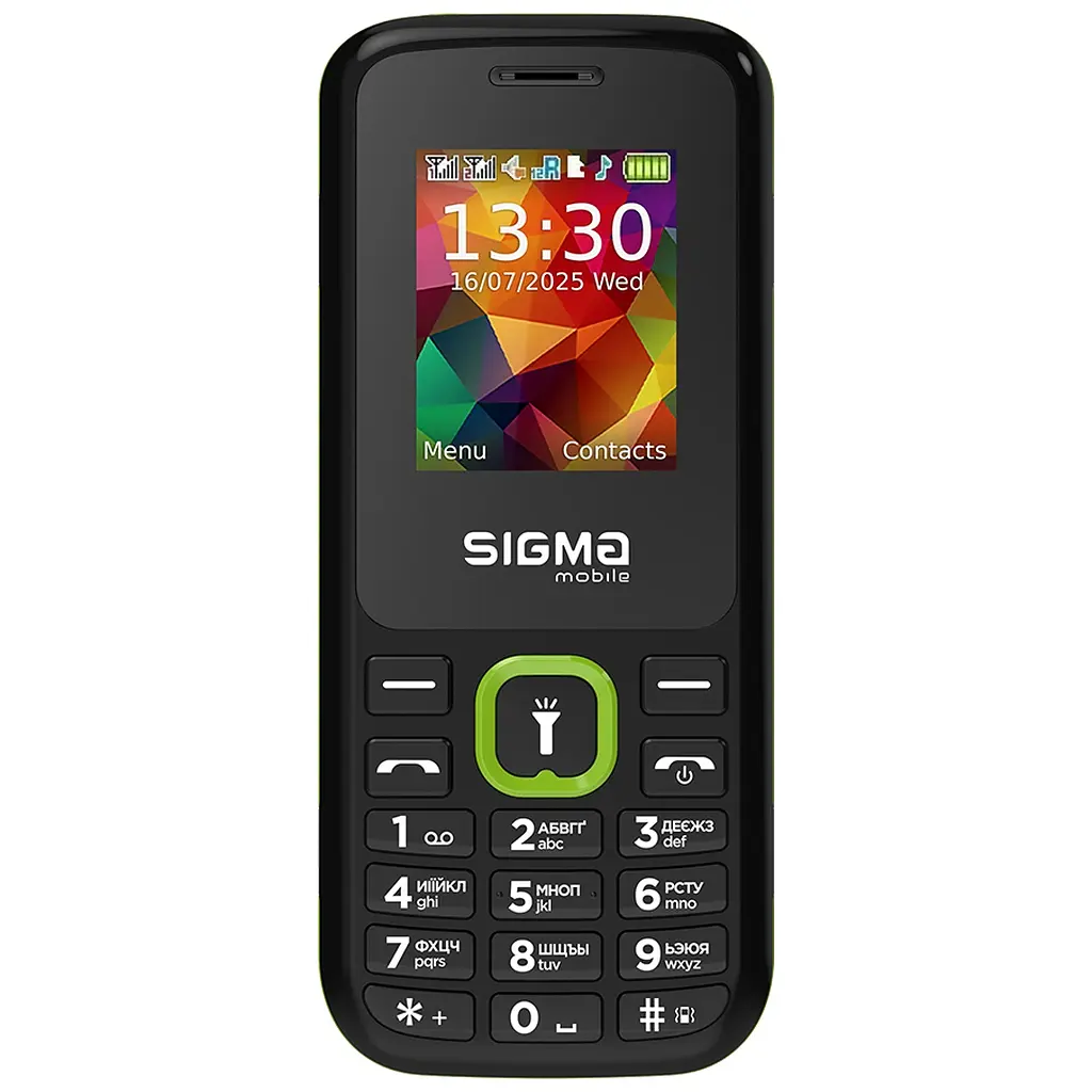 Мобильный телефон Sigma X-style 171 MINI Track Black-Green (4827798813720) - фото 2