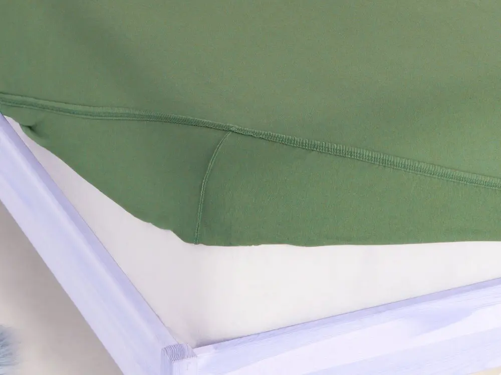Простирадло на резинці трикотажне Zeron Yesil 160х200х30 - фото 2