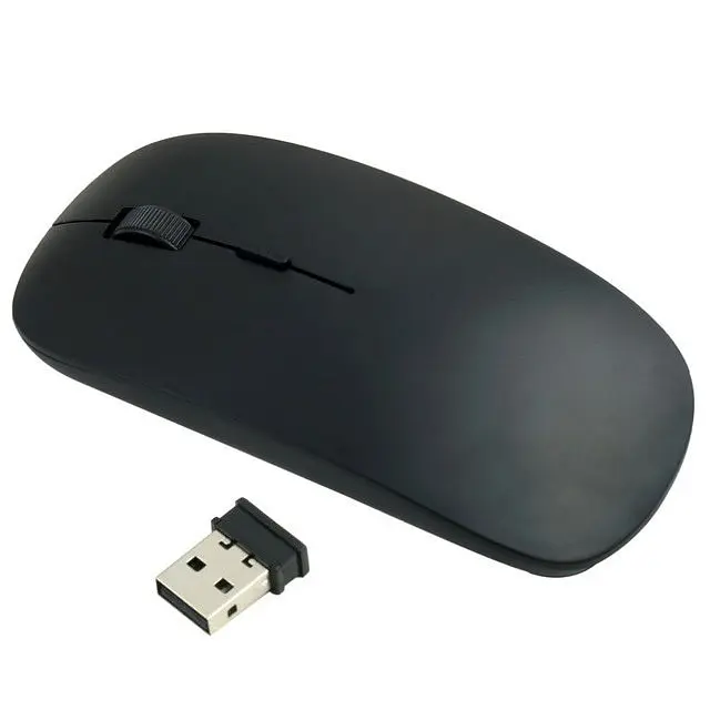 Бездротова оптична мишка UKC G132 slim 2.4 GHz Black (3_2368) - фото 3