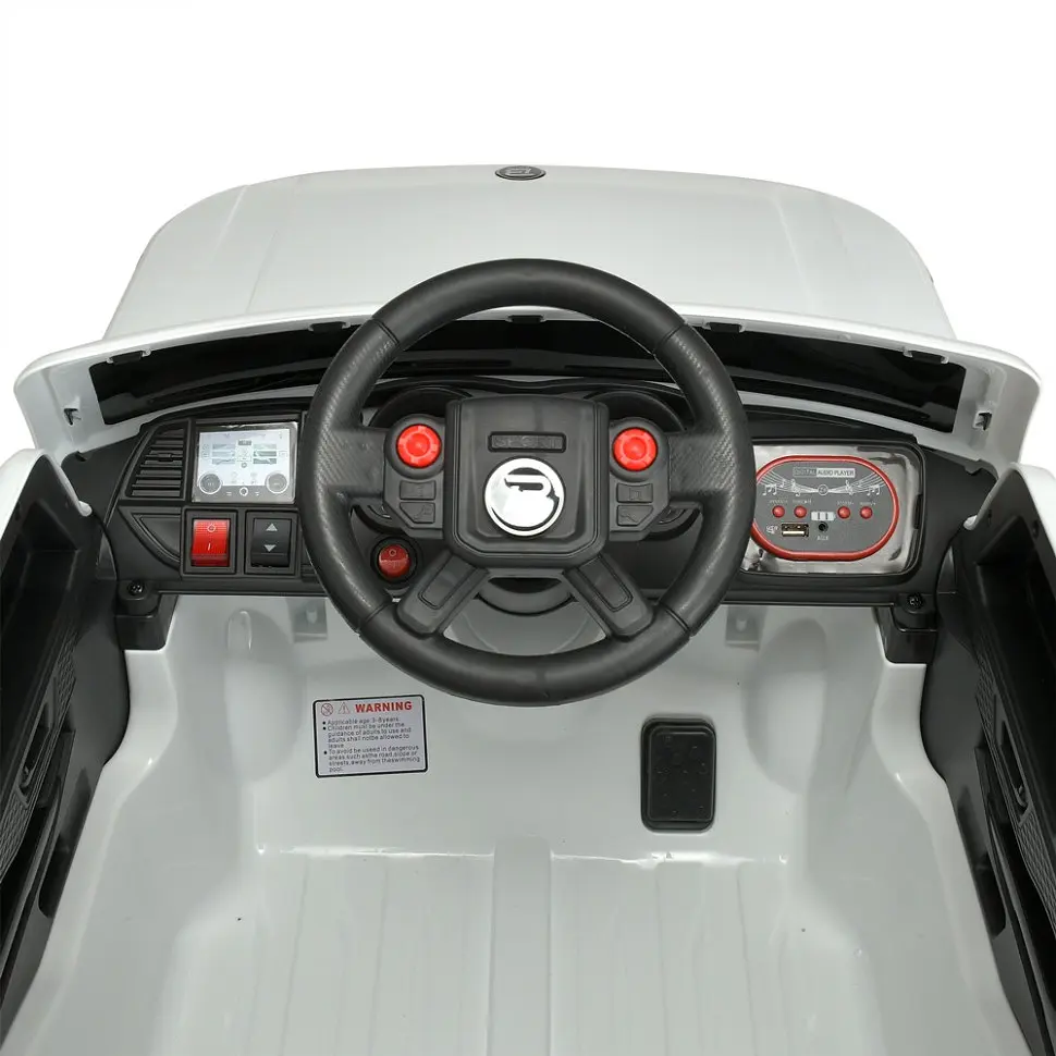 Детский электромобиль-джип Bambi Racer M 4837EBLR-1 белый до 40 кг - фото 4