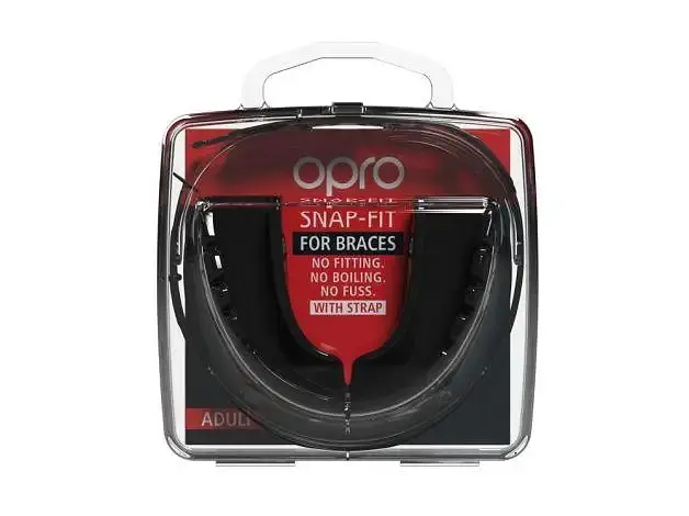 Капа під брекети Opro Snap-Fit for Braces, чорний (арт. 002318001) - фото 3