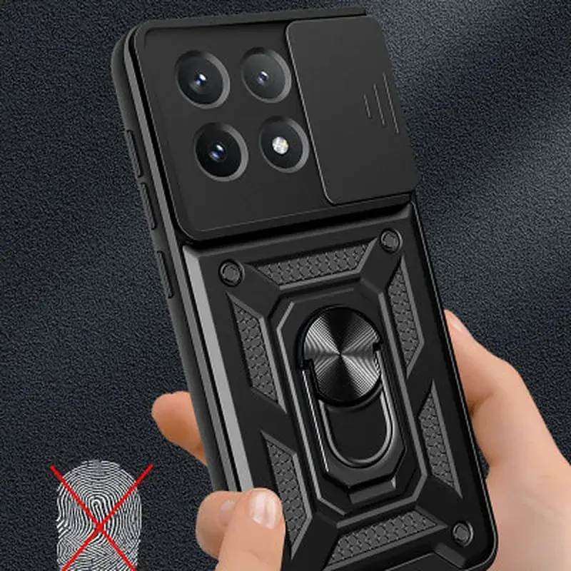 Чохол до мобільного телефона BeCover Military Poco X6 Pro Black (711157) - фото 6